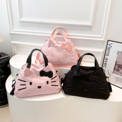 Hellokitty旅行包卡通可爱行李包单肩包斜挎包大容量手提收纳包