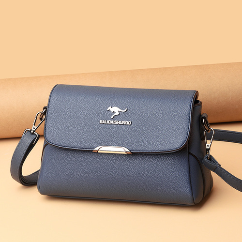 Midlife Women's Bag 2024 Summer New Mother Bag Korean Style Single Shoulder Crossbody Bag Simple Midlife Women's Bag Trendy Small Square Bag