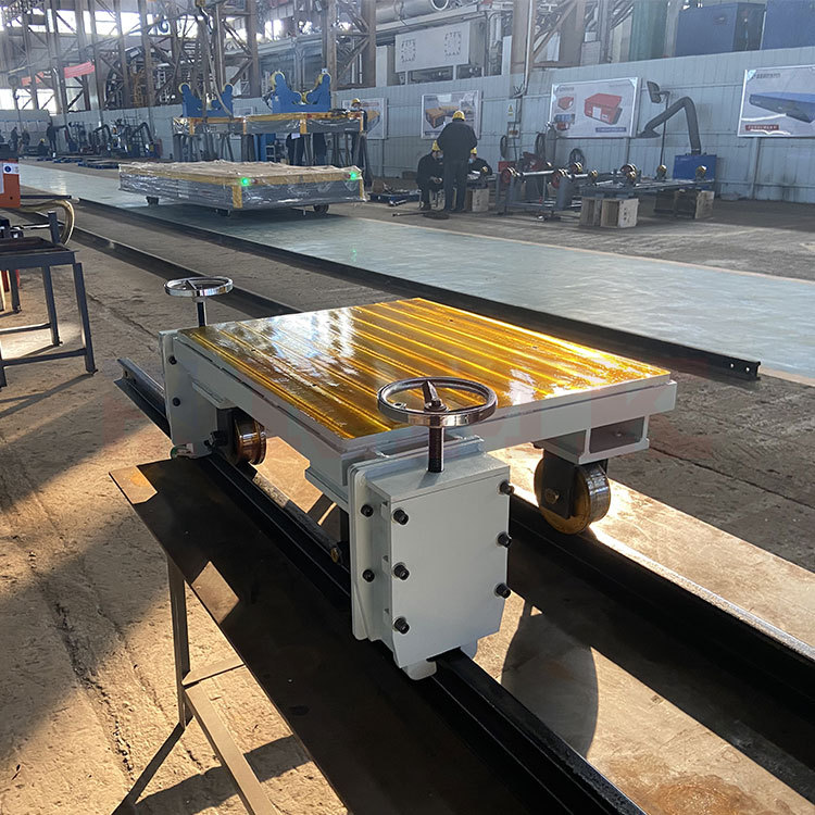 无动力轨道平车 可升降电动手动平板车 车间转运车