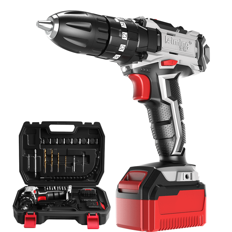 9P1E LEI MING 충전식 전기 드릴 핸드 건 드릴 전기 드라이버 가정용 충격 드릴 작은 전기 드릴 리튬 전기 드릴