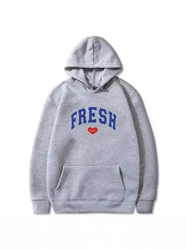 Trendy European and American Brand Hoodies: New Fleece-Enhanced Unisex Sweatshirts: Fashionable Casual Pullover Hoodies