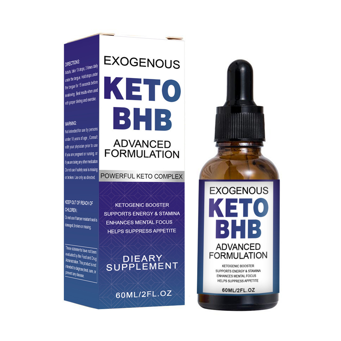 现货酮滴剂 keto drops 跨境销售支持定制OEM 图