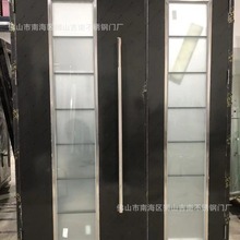 佛山吉南不锈钢门厂生产外贸出口不锈钢旋转门