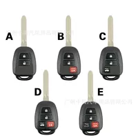 Подходит для Toyota Camry Corolla RAV4 и других автомобилей, прямой корпус ключа с дистанционным управлением, сменный корпус, 2/3/4 ключа