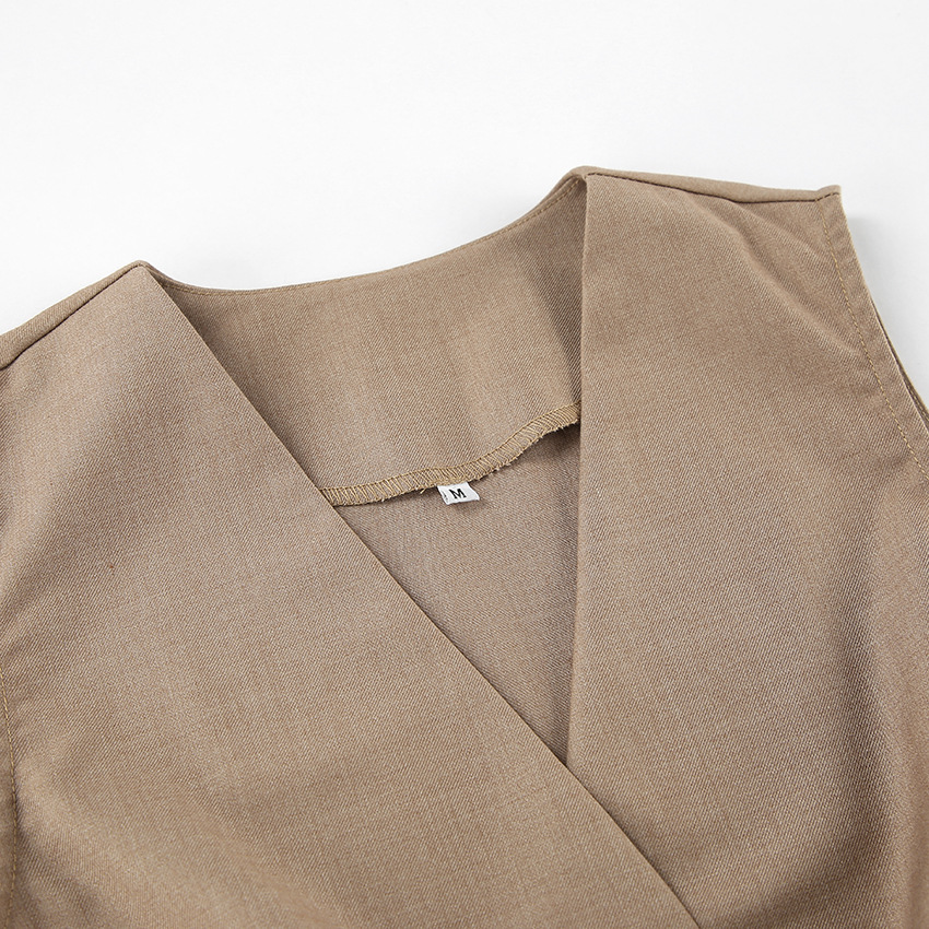 Title 11, Womens Fashion V-neck Sleeveless Vest Suit Sty...