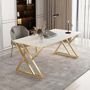 Nordic Rock Board Table Light Luxury Modern Computer Desk Home Simple Small Apartment Room Table Minimalist Desk