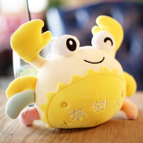 Cute crab doll aquarium small hairy crab plush toy creative clawed crab doll rag doll