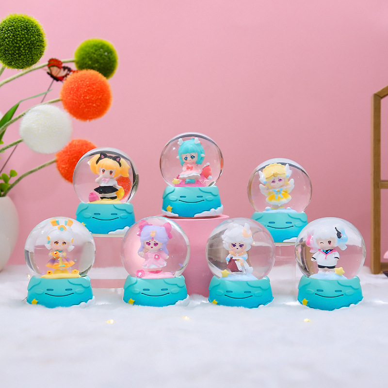 Cool Mini Star Dream Tour Crystal Ball Blind Box Cartoon Game Surrounding Hand-held Lighting Ornaments Wholesale