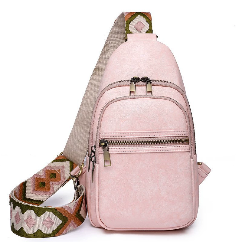 Shoulder bag, universal chest bag, retro phone bag, high-quality style