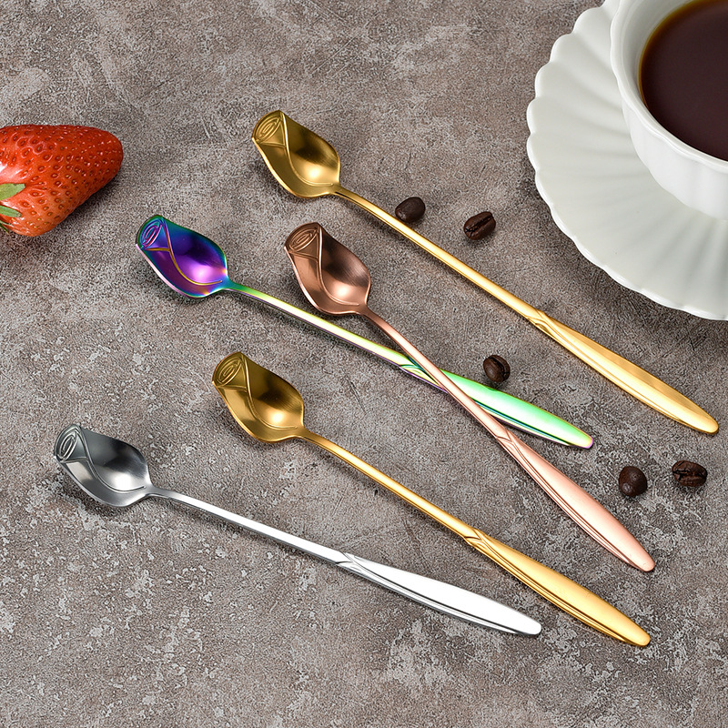 Glass coffee creative mixing stick stainless steel for home use
