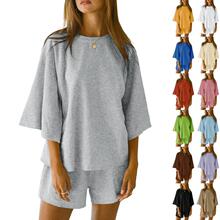 Z 48681 7/8 sleeve casual 2 piece set �߷�������������