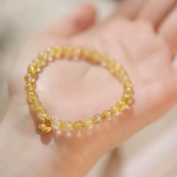 Blonde Crystal Fat Bracelet