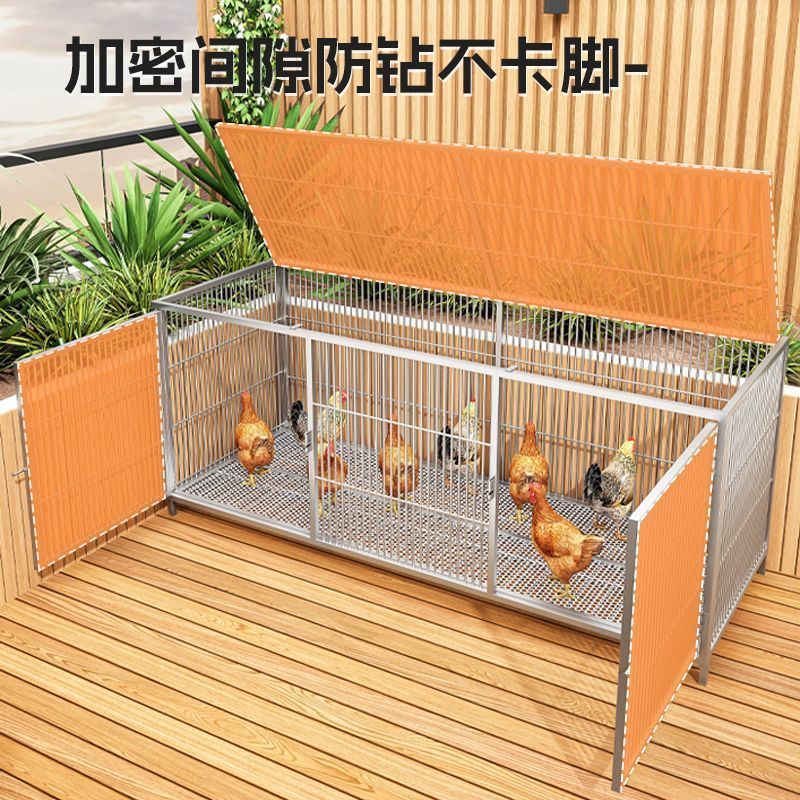 鶏小屋肥厚家庭用屋外大型防ねずみ折りたたみ鶏小屋家禽暗号化された防ねずみ特大飼育ケージ|undefined