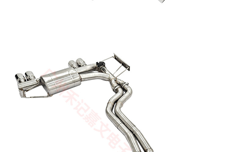 Suitable for 2004-2006 Bmw E46 M3 Muffler with Valve Type Stainless Steel Cat-Back Exhaust Pipe