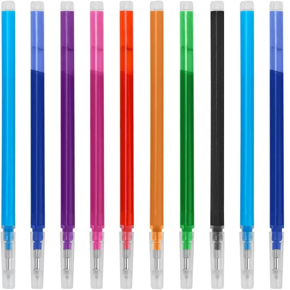 跨境货源可擦笔芯亚马逊热销0.7按动可擦笔芯厂家批发可定制包装