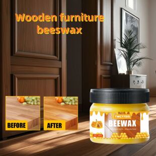 YWCYYDIS beeswax furniture polishing paste multi-purpose floor cleaning and maintenance moisturizing natural beeswax wood oil
