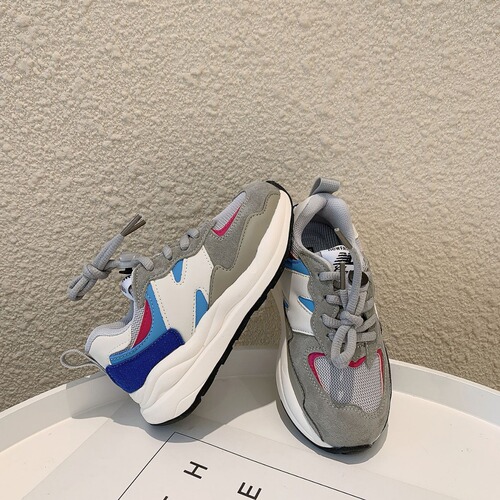 Xia Meng Children's Shoes  Spring New Children's Letter Fashion Sports Shoes Boys and Girls Soft Sole Casual Running Shoes