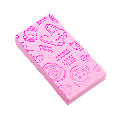PVA clean square cotton, absorbent sponge for bathing, high-density baby bathing cotton to rub dust and mud