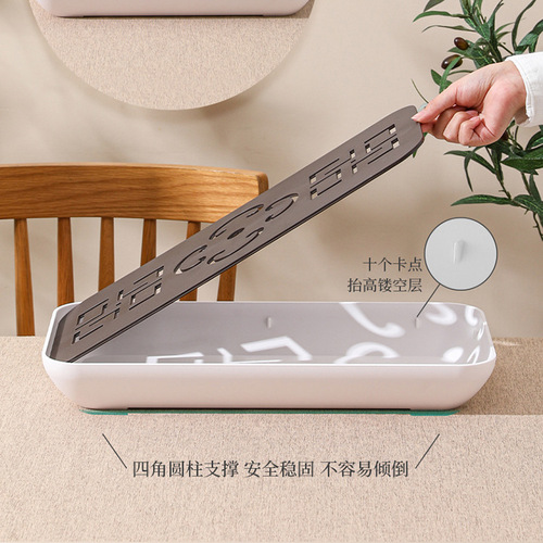Tea tray household tray light luxury modern drain small tea set exquisite simple simple Japanese Nordic tea sea living room