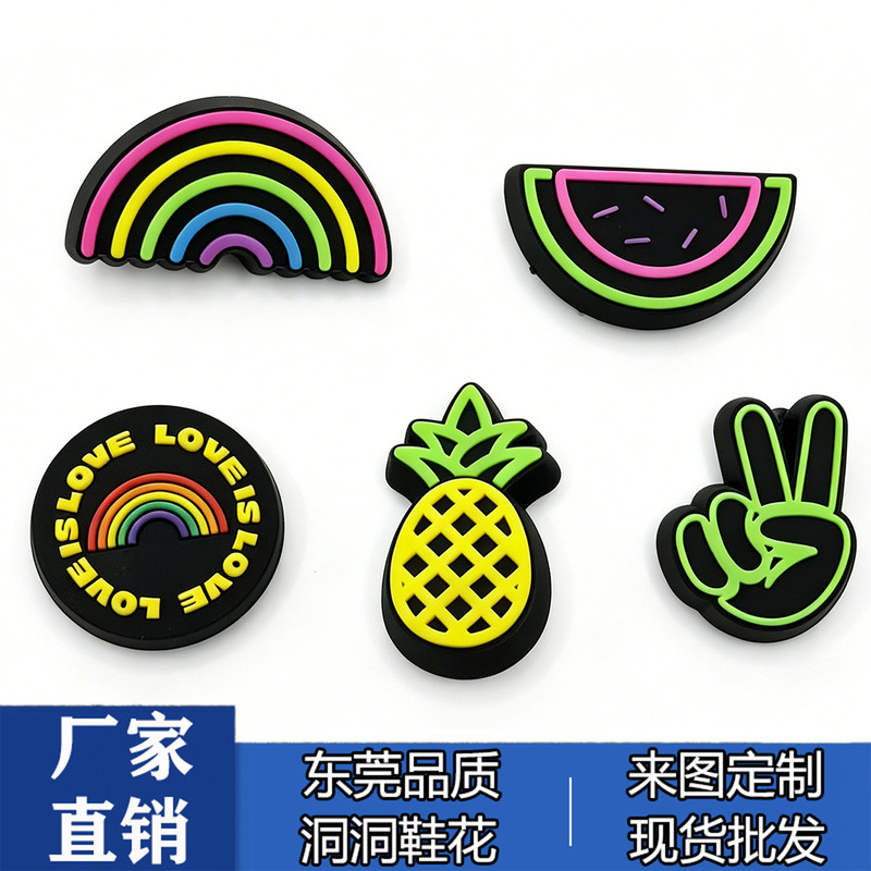 New Pvc Pineapple Series Shoe Charms, Cute and Versatile, Cool Shoe Decorations for Clogs New Pvc Pineapple Series Shoe Charms, Cute and Versatile, Cool Shoe Decorations for Clogs