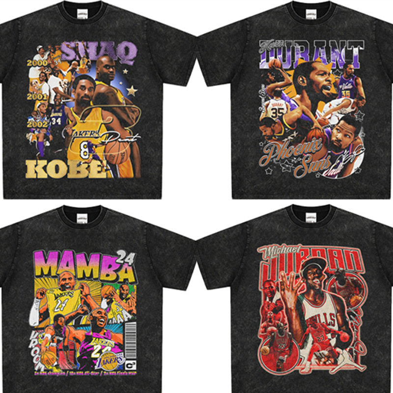 Lakers Kobe Doncic Durant Kurijokic Morant James American Short Sleeve T-Shirt