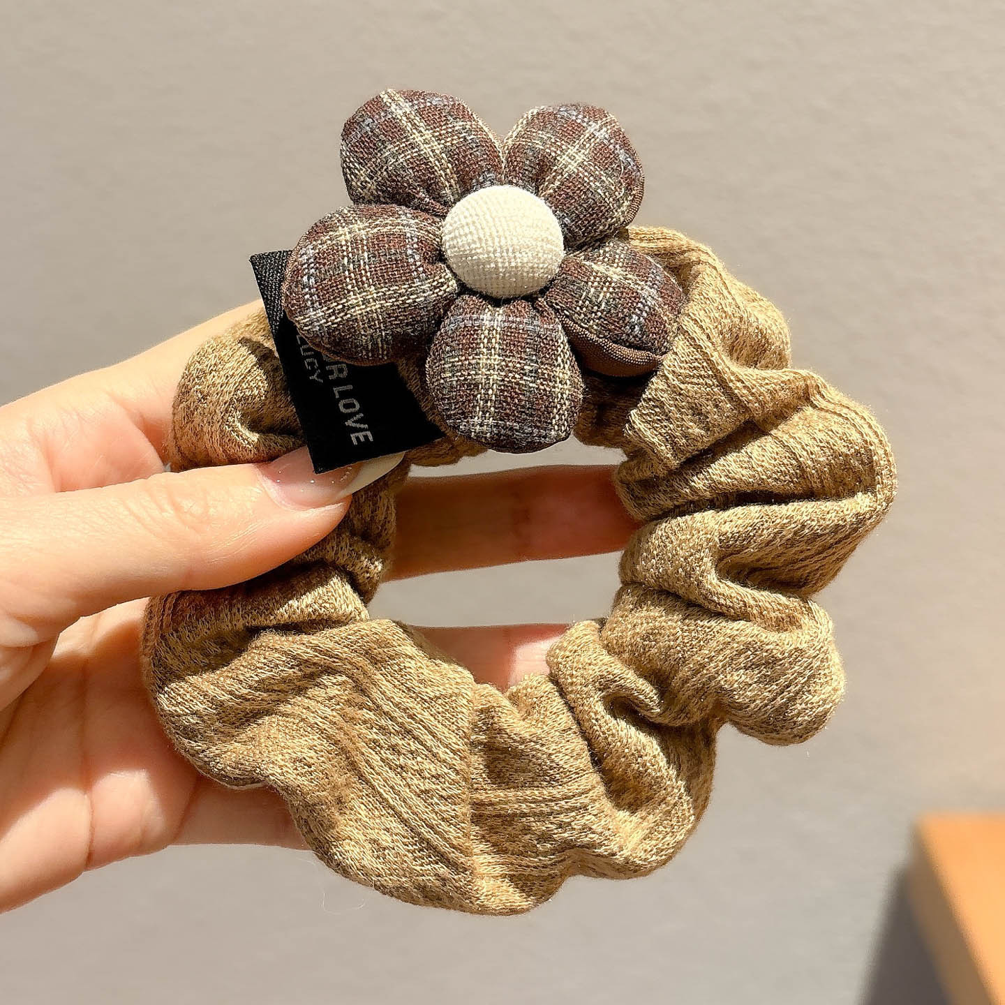 El encaje francés doble anillo de cabello de intestino grueso femenino de alta calidad cuerda de cabello de pelo de ballet dulce Meisen tocado de cabello