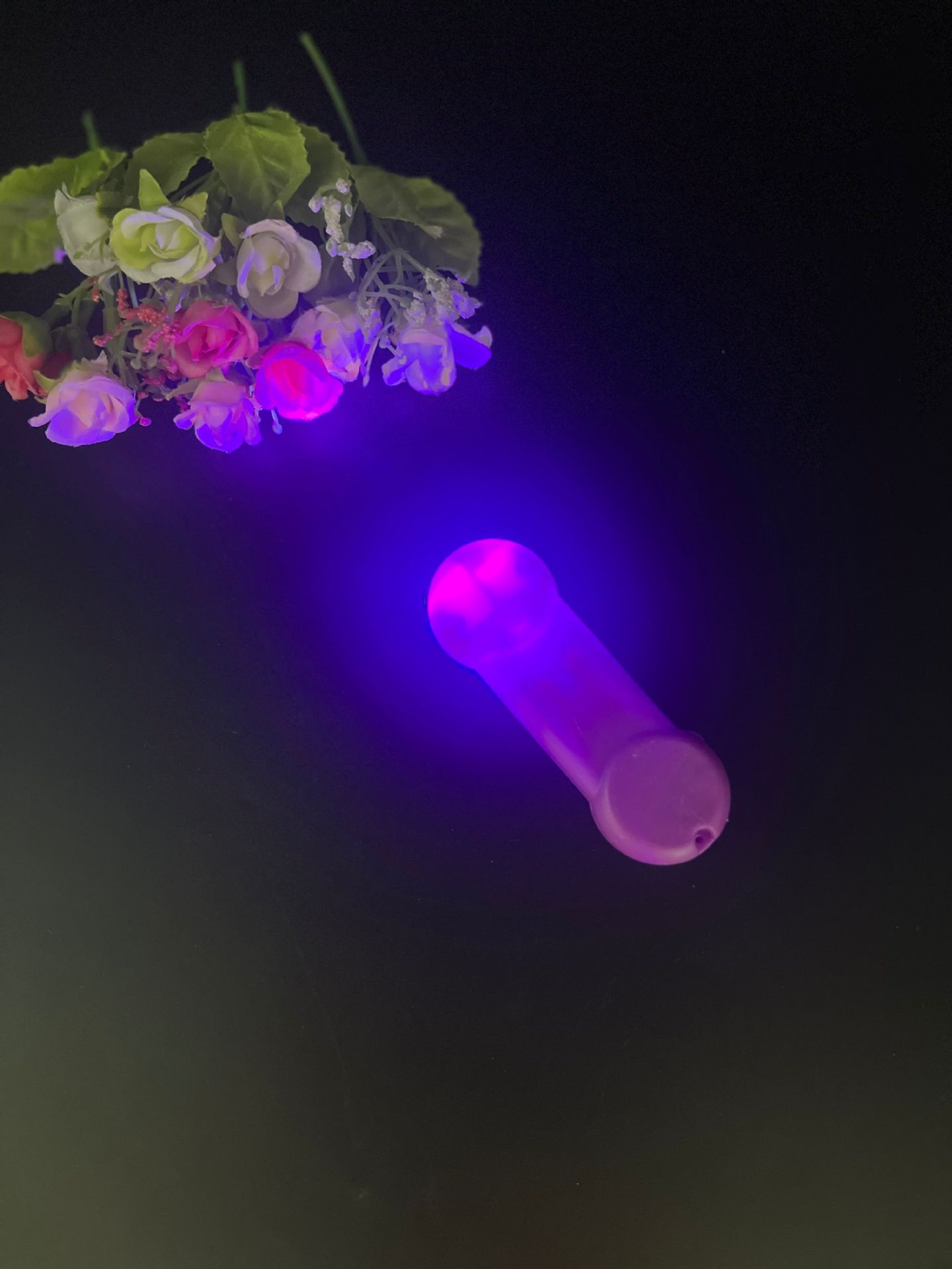 단색 손잡이 보라색