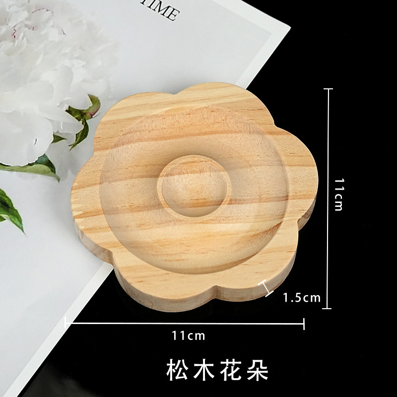 水晶串珠盘拼装松木设计盘手串展示盘手工珠子收纳盘手链托盘串珠|undefined