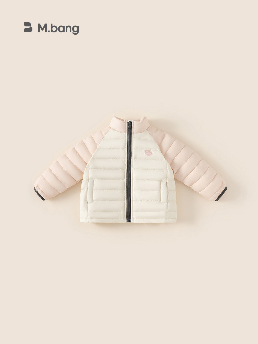 Yubao chaqueta de plumón ligera para niños, chaqueta de invierno blanca para niños, nuevo chaqueta con capuchón caliente para bebés