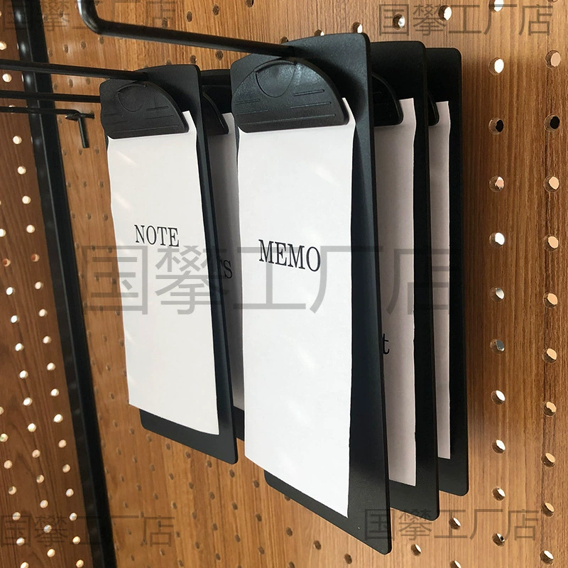 Буфер обмена меню с задним отверстием, 6 пластиковых блокнотов для письма, зажим для конференций, зажим для счета, зажим для счета диаметром, зажим для заказа вина