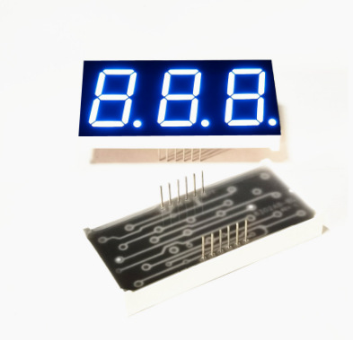 0.8英寸3位超亮蓝光数码管8301AB/8301BB 8031数码管蓝光0.8寸