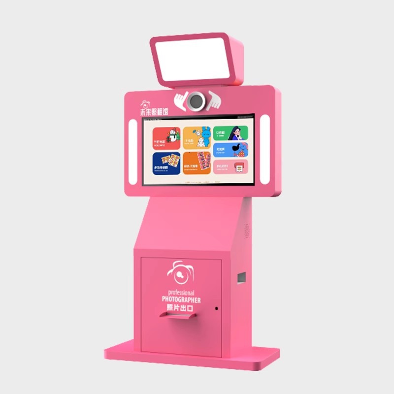 Máquina todo en uno para pegatinas fotográficas Máquina de fotografía de autoservicio comercial Photobooth Máquina de fotografía fotográfica interactiva
