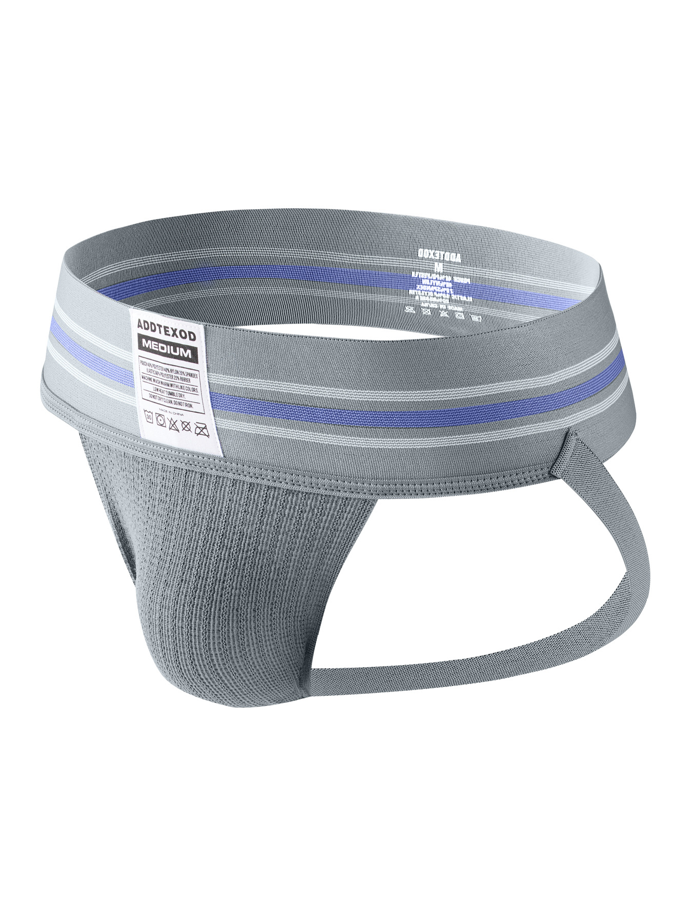 Pantalones en forma de T masculinos, cinturón ancho, bolsa de bolsa transpirable y elástica, caderas levantadas y pantalones deportivos vacíos, ropa interior doble Ding transfronteriza, Europa y los Estados Unidos