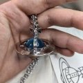 Silver ice blue crystal ball
