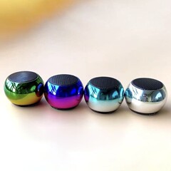 M3電気メッキスピーカー無線携帯スピーカーbluetooth音声提示グラデーションミニbluetoothスピーカープライベートモデル