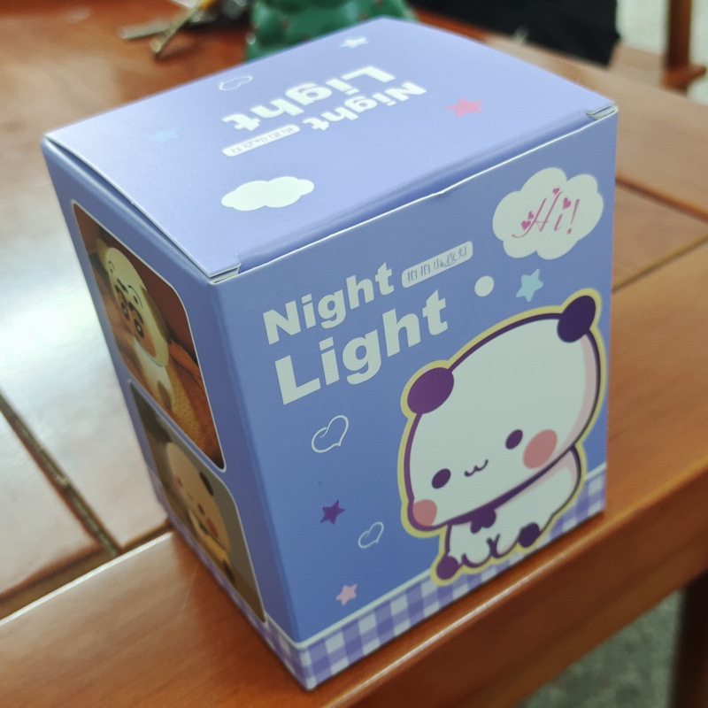 熊猫一二卧室床头拍拍灯儿童睡眠布布护眼一二拍拍灯厂家直销批发|undefined