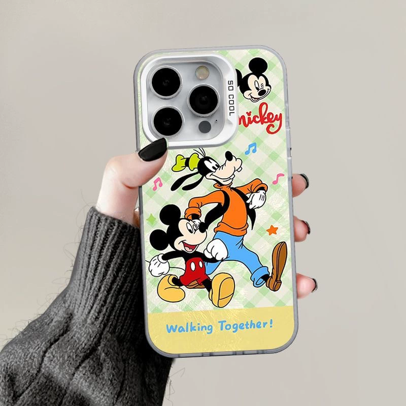 Совместимый мультфильм чехол для телефона, iphone, 16promax, 15plus, защита от падения