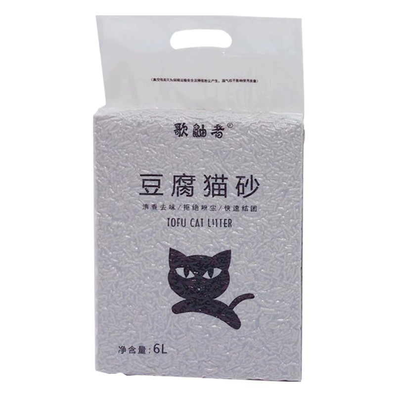 Тофу наполнитель для кошачьих туалетов 6 л зеленый чай дезодорант с активированным углем без пыли 2 мм Оптовая Продажа с фабрики кошачий дом товары для домашних животных поколение волос