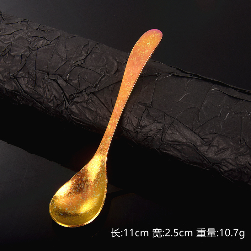 Pure Titanium Stirring Spoon For Coffee Tea And Honey Camping_voghion.com
