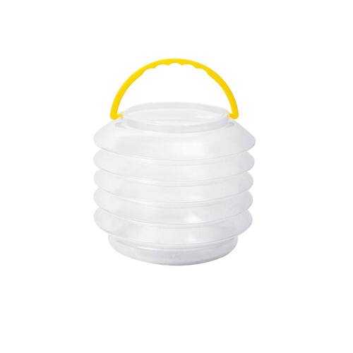 Large PP foldable pen washing barrel multi-functional retractable pen washing barrel with sponge special bucket for sketching and pen washing