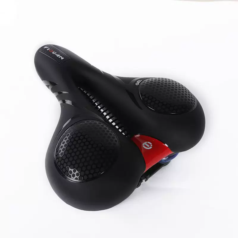 跨境自行车配件骑行装备中孔自行车鞍座加大硅胶透气自行车座垫