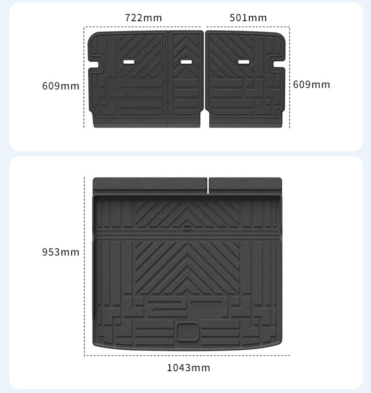 Suitable for 2026 Chery Icar V27 Car Floor Mats, Full Tpe Floor Mats, Trunk Mat, Seat Back Cushion