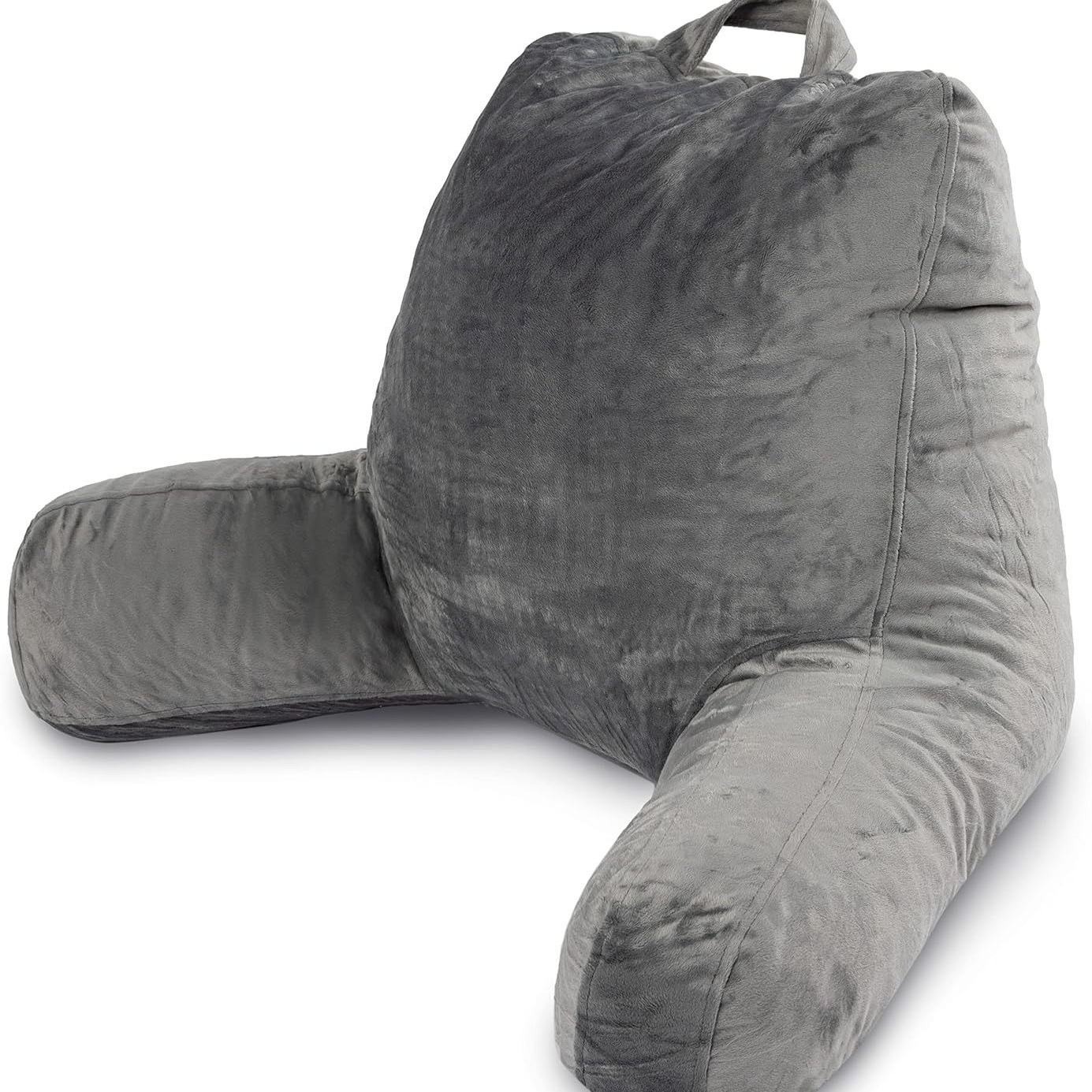 Suministro directo de fábrica Amazon almohada transfronteriza almohada de espalda almohada de lectura gris super suave esponja rota relleno Comercio exterior Exportación