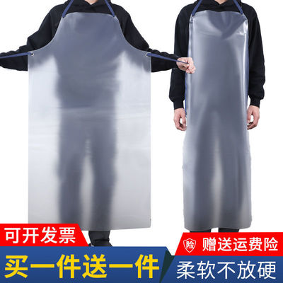 waterproof apron PVC transparent Disposable thickening wear-resisting Extension Anti-oil Food manufacturer Aquatic products Restaurant