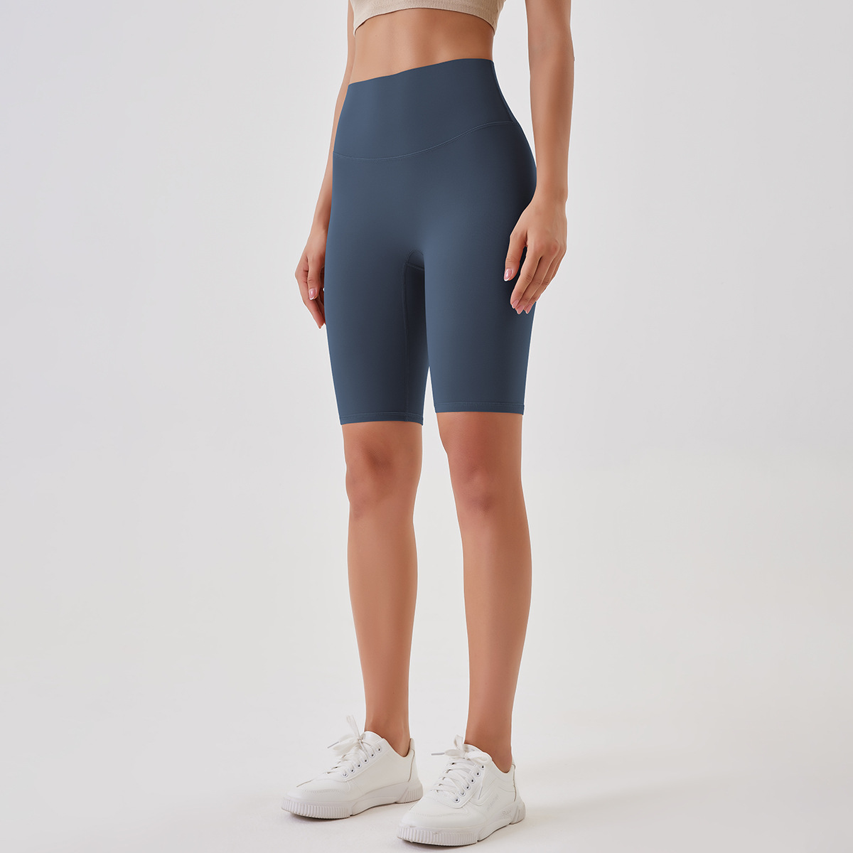 Hamidou-pantalones cortos de Yoga para mujer, mallas deportivas transpirables, de cintura alta, para entrenamiento y gimnasio - details 45
