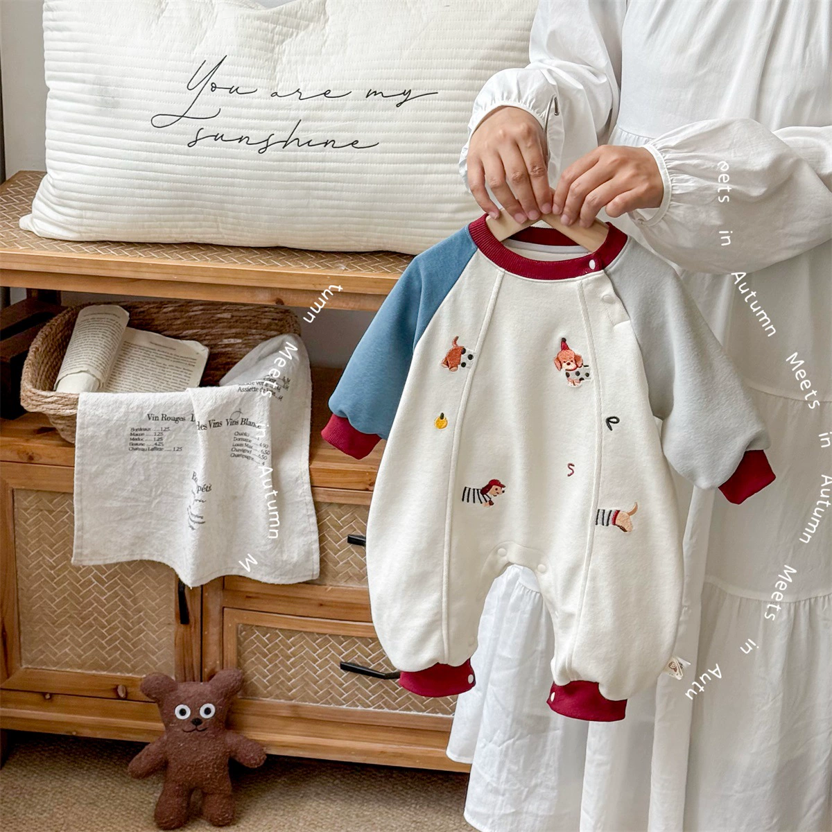 Комбинезон с героями мультфильмов для маленьких мальчиков, весенне-осенний детский комбинезон категории A с мультяшной вышивкой, удобная одежда-шаровары, одежда для прогулок для мальчиков