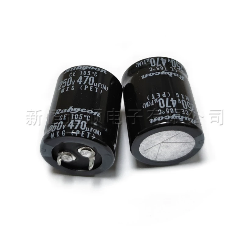 Электролитический конденсатор Original ruby ​​Rubycon 250V470UF MXG 25X30 470UF 250V