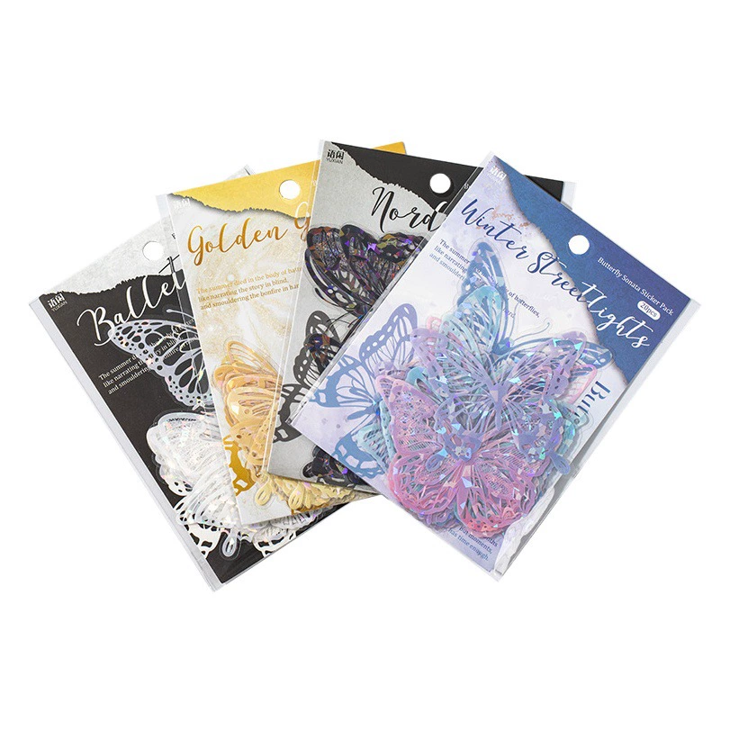 Yuxian оболочка свет домашнее животное наклейка Сумка бабочка Остров серии свет Ретро журнал Goo карта DIY материал декоративные наклейки