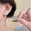 Super Fairy Butterfly Cat's Eye Stone Stone Stone Stone Ruds -A1659 Blue