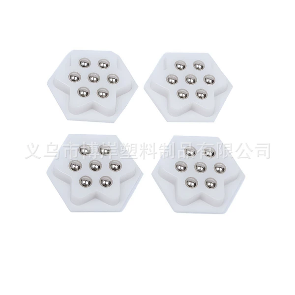 Hexagonal Dragon Ball Universal Wheel White (Steel Ball Model)